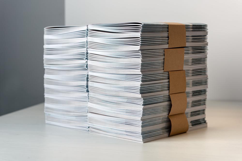 stock de papier